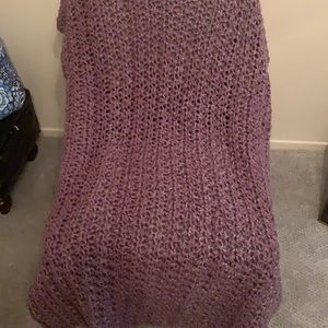 Very soft crochet throw. Brand new never been used. Hand made, original